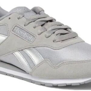 Reebok Gray and Silver Women's Sneakers